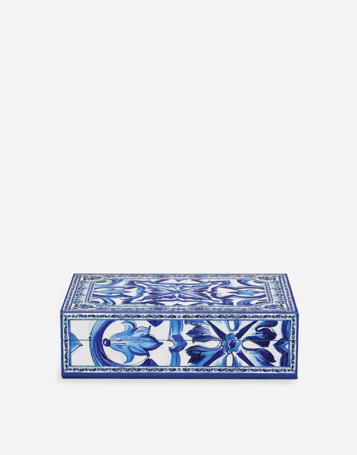 Домашній декор Dolce & Gabbana Dolce & Gabbana Large Decorated Plexiglass Box Onesize Синій | TCC201TCAMYUB008, 1