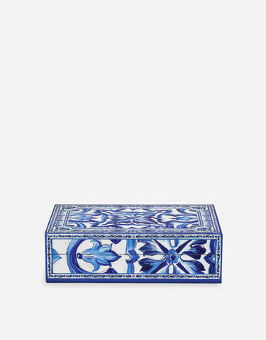 Домашній декор Dolce & Gabbana Dolce & Gabbana Large Decorated Plexiglass Box Onesize Синій | TCC201TCAMYUB008, 1