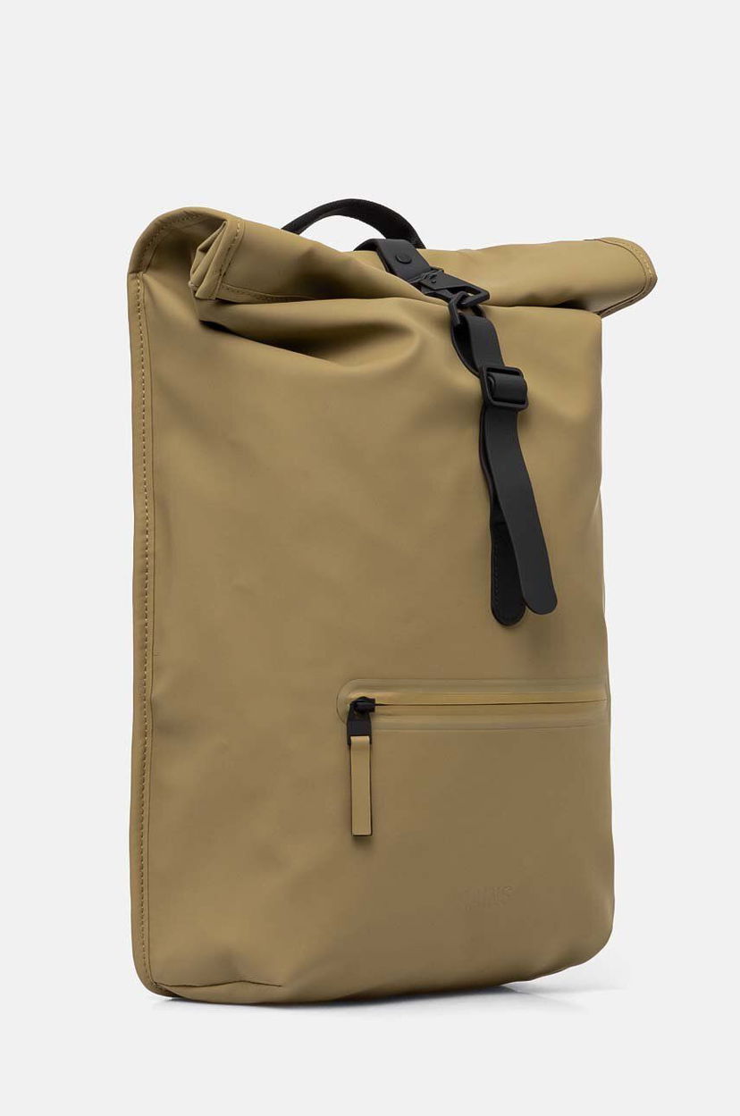 Рюкзак Rains Rains MSN Rolltop Backpack бежевий | 13300-44