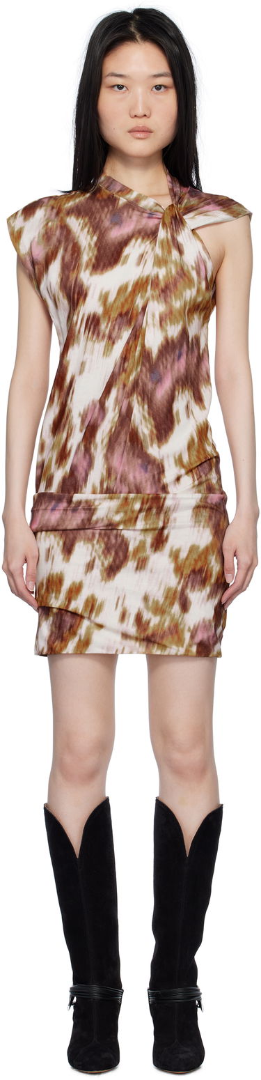 плаття Isabel Marant Étoile Isabel Marant Etoile Women's Abstract Print Minidress Різнокольоровий | RO0481FA-C1N09E, 0