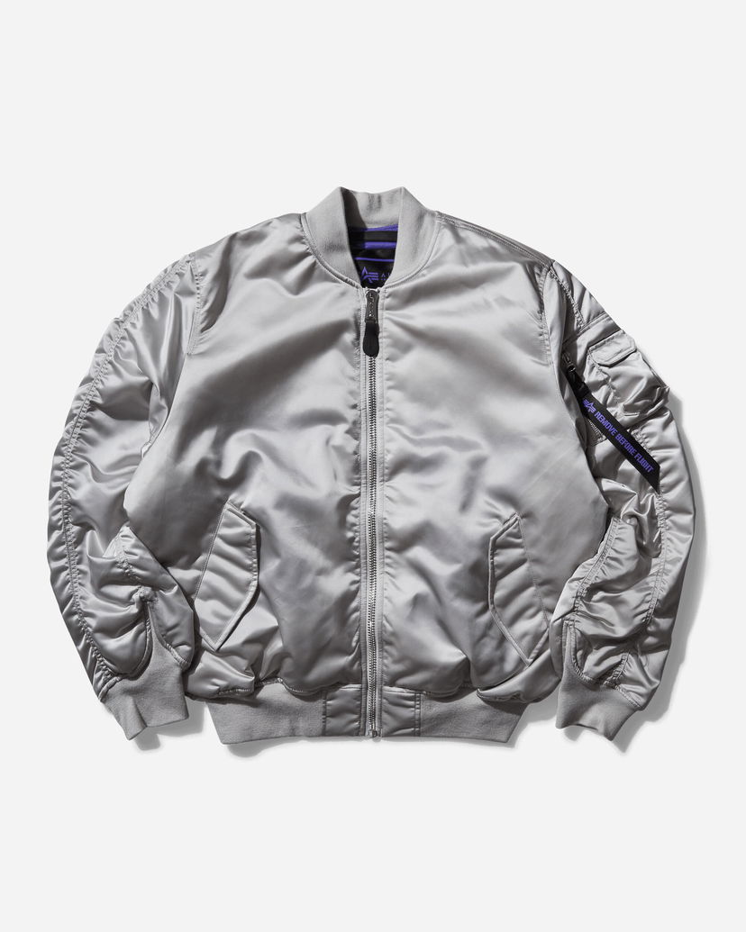 Куртка бомбер Alpha Industries Bomber Jacket Pastel Сірий | 146115UVF 666