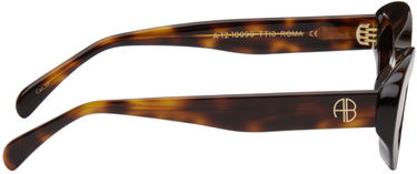 Сонцезахисні окуляри Anine Bing ANINE BING Roma Oval Sunglasses Коричневий | A-12-10090-TTI3, 1