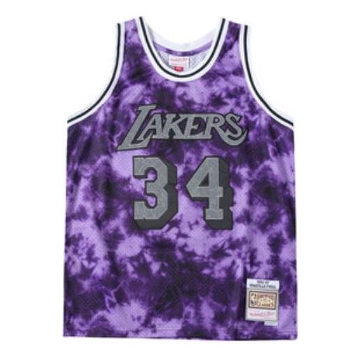Безрукавка Mitchell & Ness Mitchell & Ness Lakers Tie Dye Basketball Jersey Фіолетовий | SMJYKM19053-LALPURP96SON