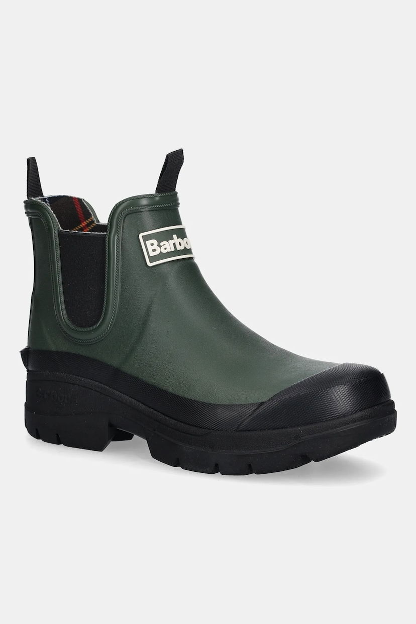 Кросівки та взуття Barbour Nimbus Chelsea Welly Flat Heel Зелений | LRF0099OL96