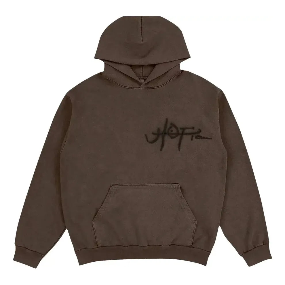 Світшоти Cactus Jack by Travis Scott Travis Scott Cactus Jack UTOPIA A2 Hoodie Коричневий | TSUT-BS12, 0