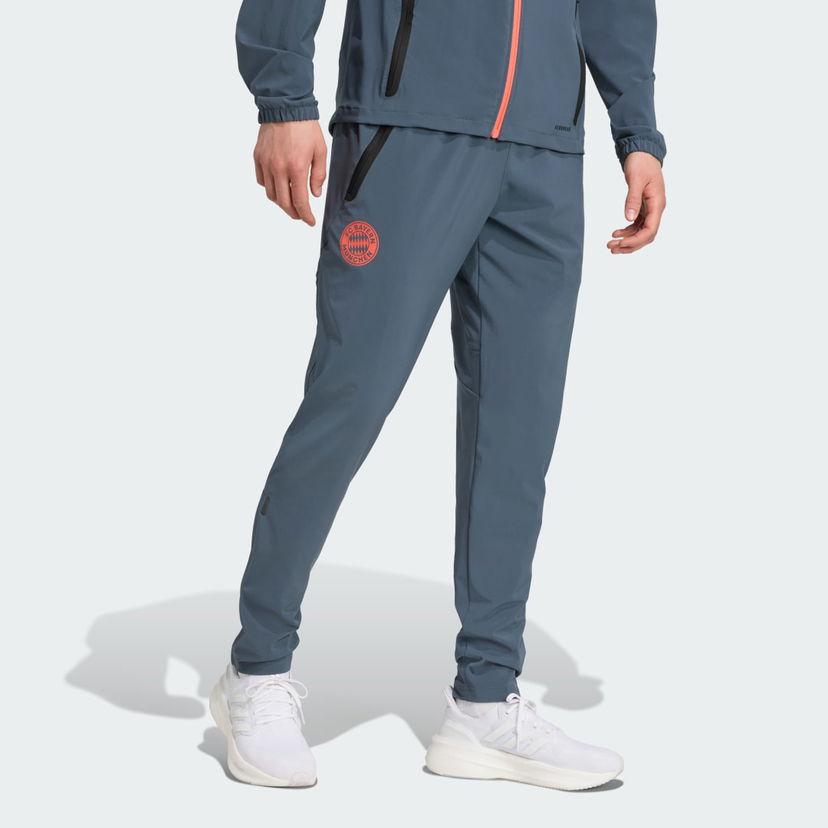 Спортивні штани adidas Performance FC Bayern Tiro 25 Competition Travel Pants Сірий | JV5344