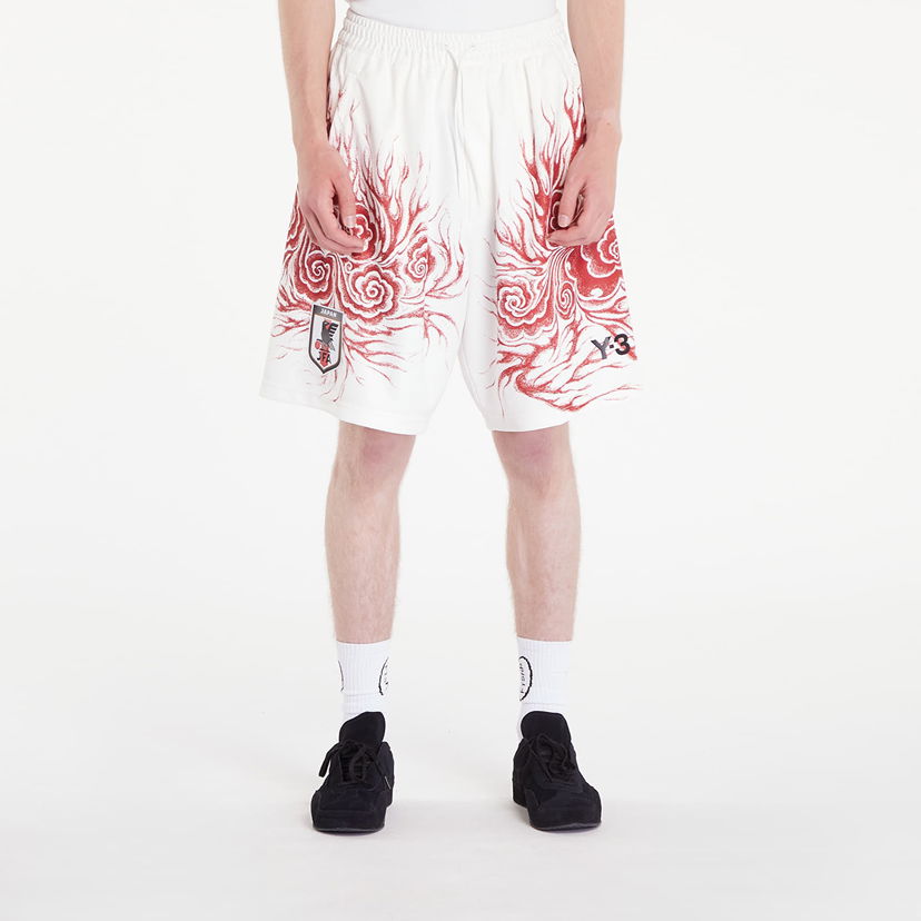 Шорти Y-3 JFA Graphic Shorts Core білий | JC7569