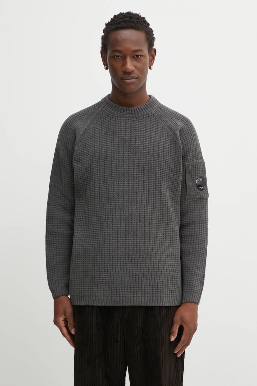 Cветр C.P. Company C.P. Company Knitted Sweater Сірий | 19CMKN023A005558G
