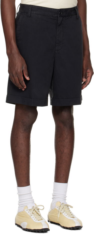 Шорти A.P.C. A.P.C. Andrew Cuffed Shorts чорний | COHKU-H10219, 1