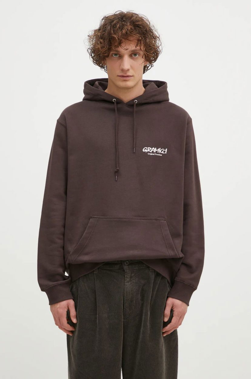 Світшоти GRAMICCI Original Fredm Hoded Sweatshirt Коричневий | G4FU.J113