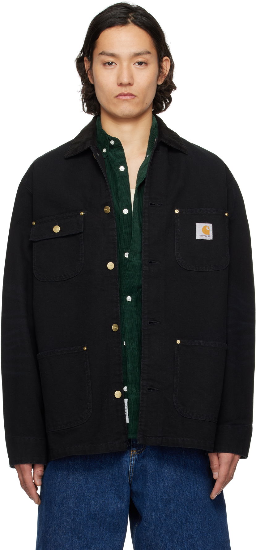 Куртка Carhartt WIP Chore Coat чорний | I035281