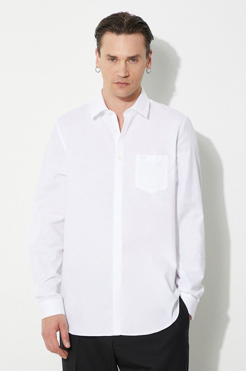 Сорочка Lacoste Lacoste Regular Fit Shirt with Classic Collar білий | CH8522
