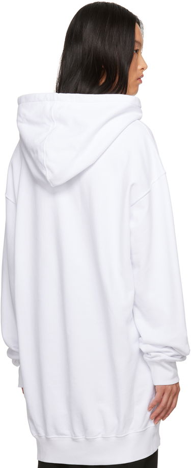 Світшоти Ann Demeulemeester Oversized Hoodie with Feather Print білий | 2302-W-JSW01-24-FA185-001, 2