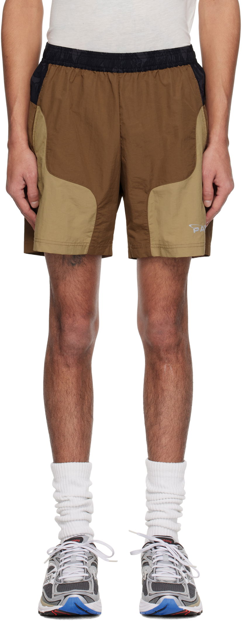Шорти Perks And Mini Perks and Mini Lunacy Free Wheeling Track Shorts Коричневий | 80039/A