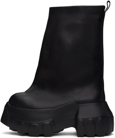 Одяг Rick Owens Rick Owens Hollywood Flared Mega Tractor Boots чорний | RU01E5864 LOO, 2