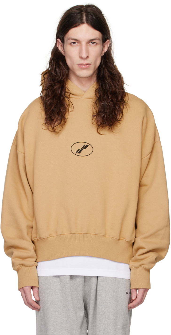 Світшоти We11done Center Basic Hoodie бежевий | WD-TH3-22-850-U-BG