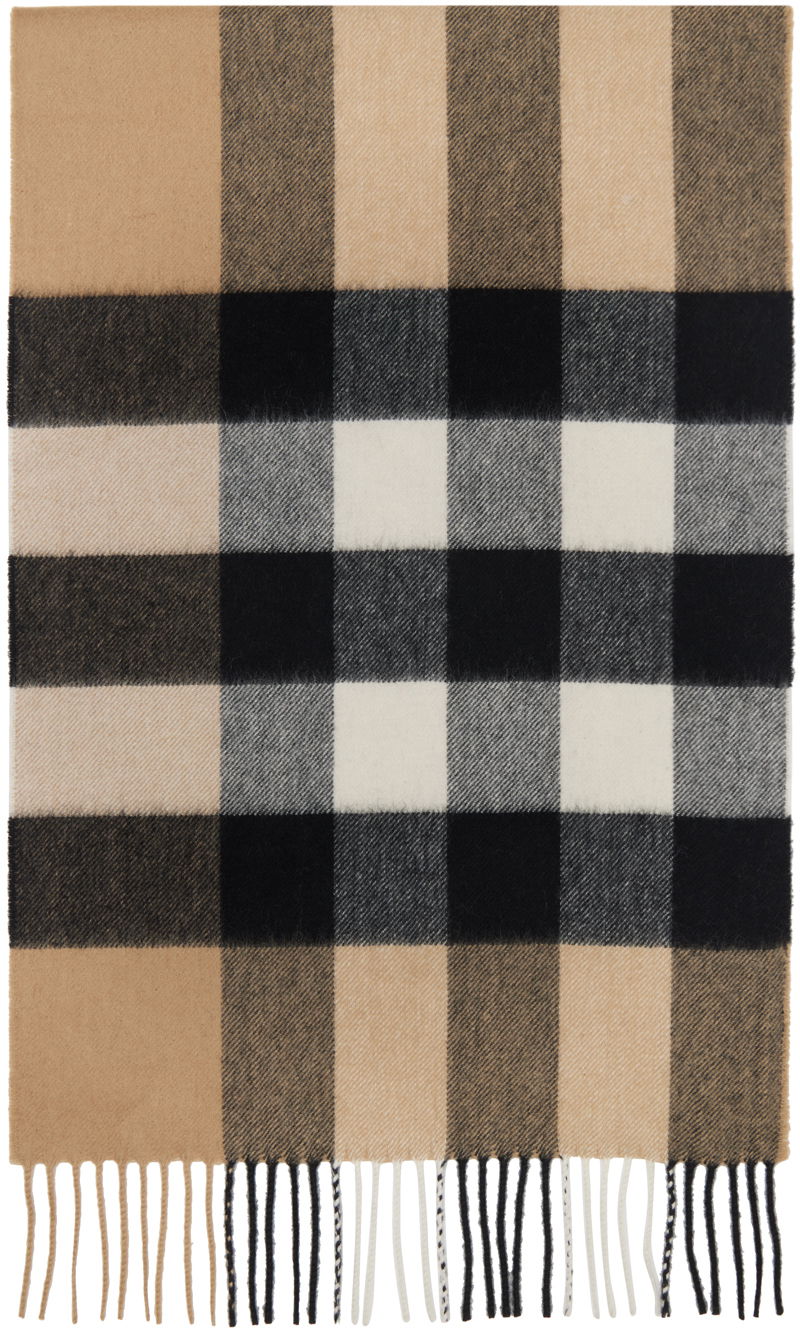 Шарф Burberry Check Scarf Brown Коричневий | 8056851
