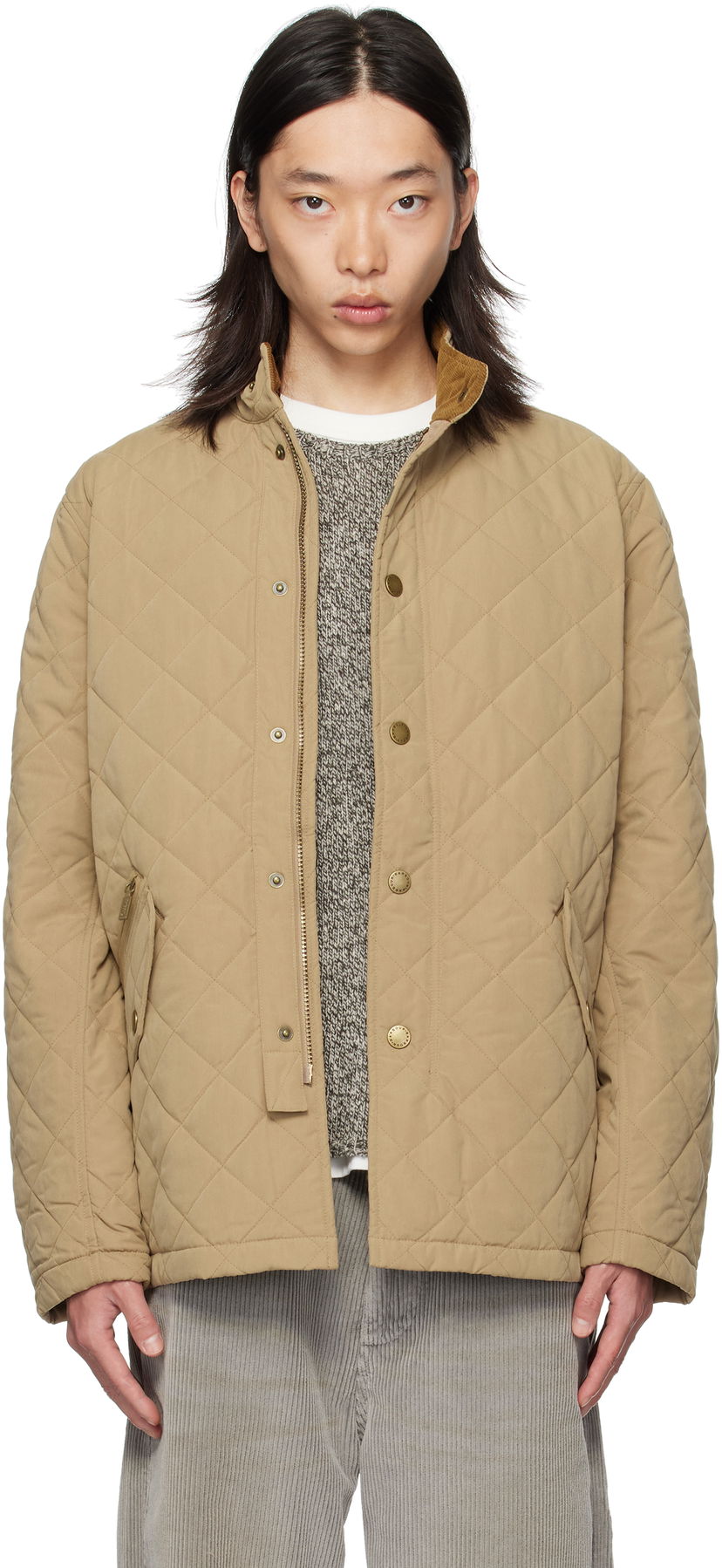 Куртка Barbour Barbour Shoveler Quilted Jacket бежевий | MQU0784BE31