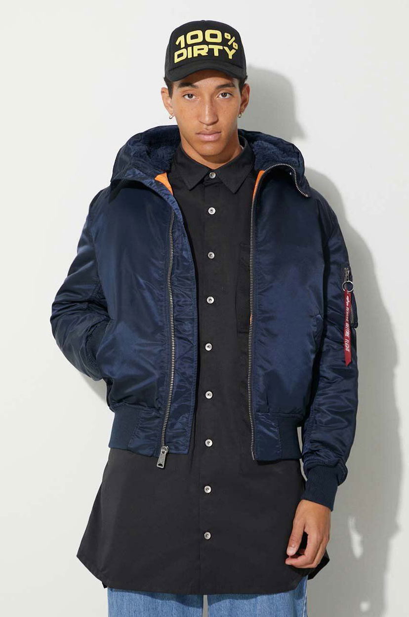 Куртка бомбер Alpha Industries Bomber Jacket MA-1 Синій | 158104.07