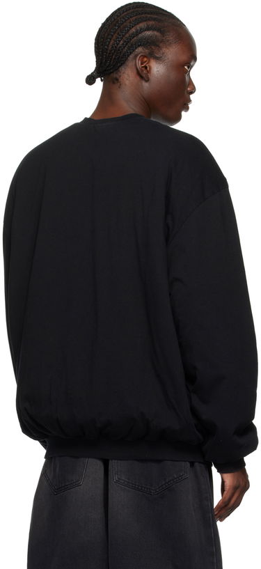 Cветр We11done We11done Padded Sweatshirt чорний | WD-TS2-24-785-U-BK, 2