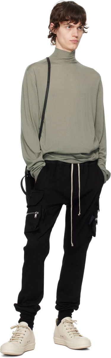 Cветр Rick Owens Rick Owens Hollywood Oversized Turtleneck Зелений | RU01E5626 WS, 3