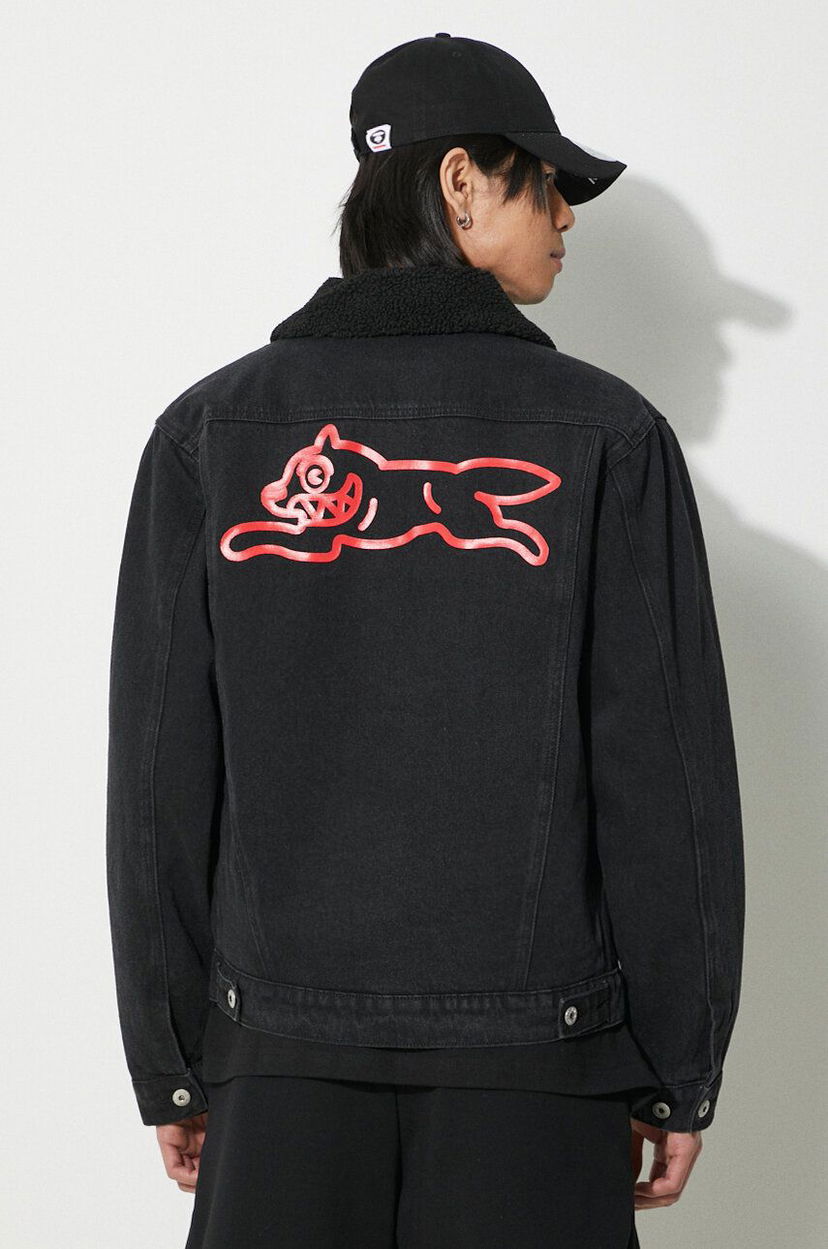 Куртка BBC IceCream ICECREAM Running Dog Sherpa Denim Jacket чорний | IC24147