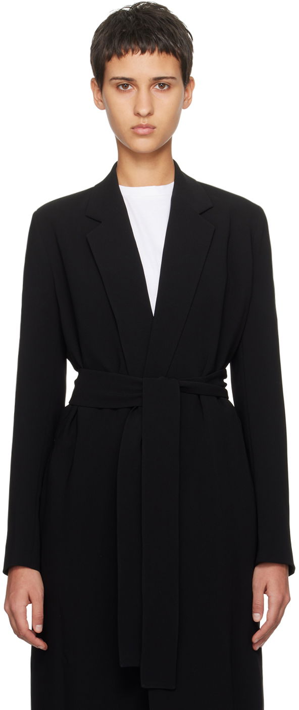 Пальто The Row Black Harri Coat чорний | 5603-W1968