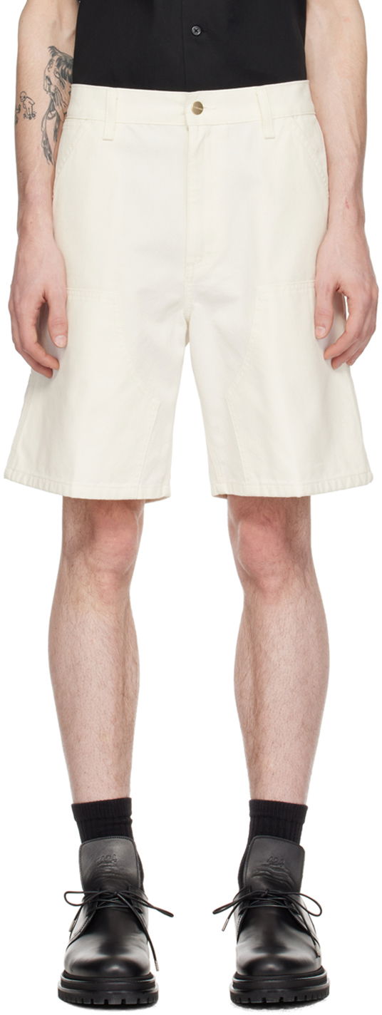 Шорти Carhartt WIP Double Knee Shorts білий | I033118