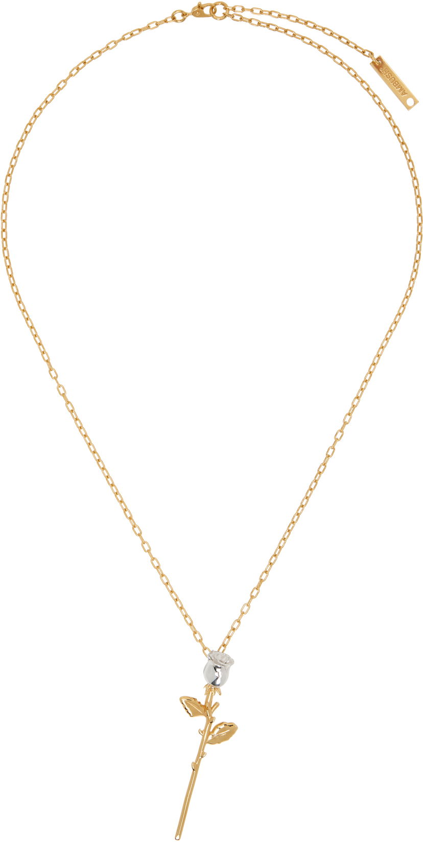 Кольє Ambush AMBUSH Rose Charm Necklace Металік | 12111146