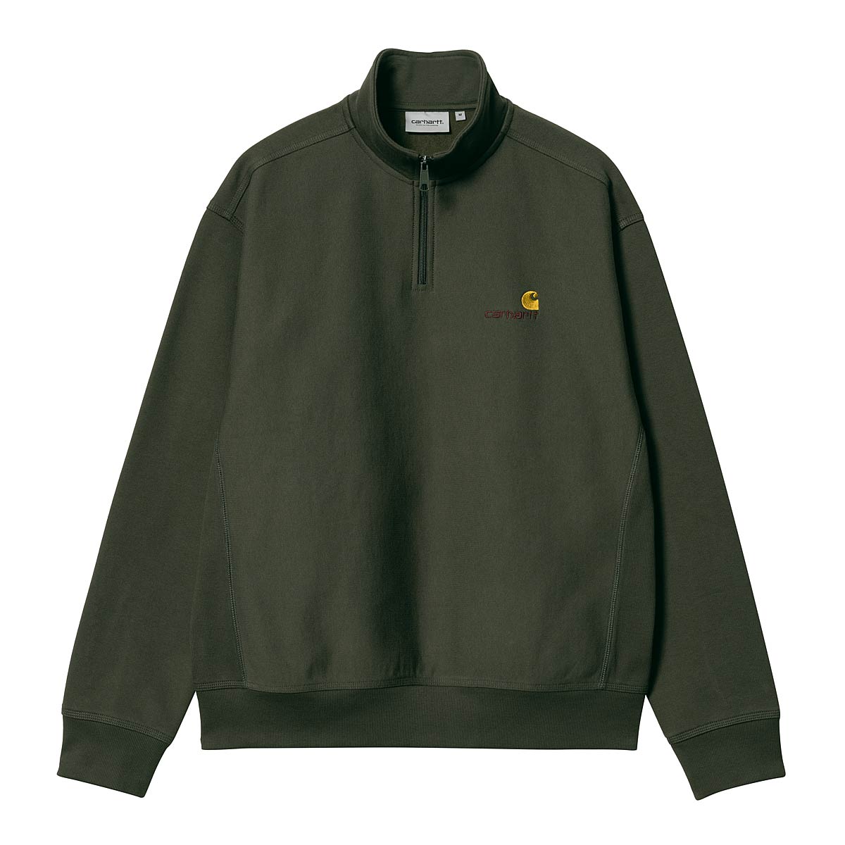 Світшоти Carhartt WIP Half Zip American Script Sweat Зелений | I027014.1NQXX, 1