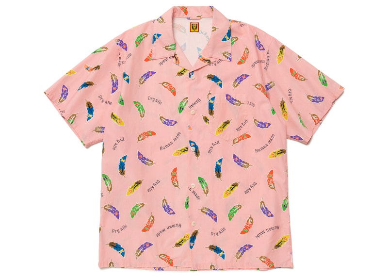 Сорочка Human Made Feather Aloha Shirt Рожевий | HM25SH015
