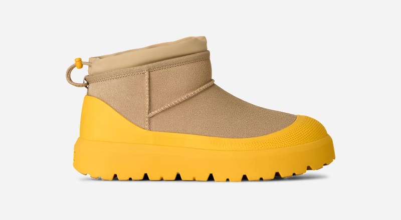 Кросівки та взуття UGG Classic Ultra Mini Weather Hybrid Boot бежевий | 1174196-MMM