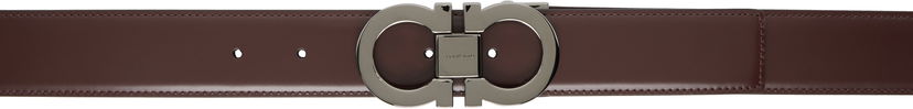 Ремені FERRAGAMO Reversible Belt Бордовий | 778226
