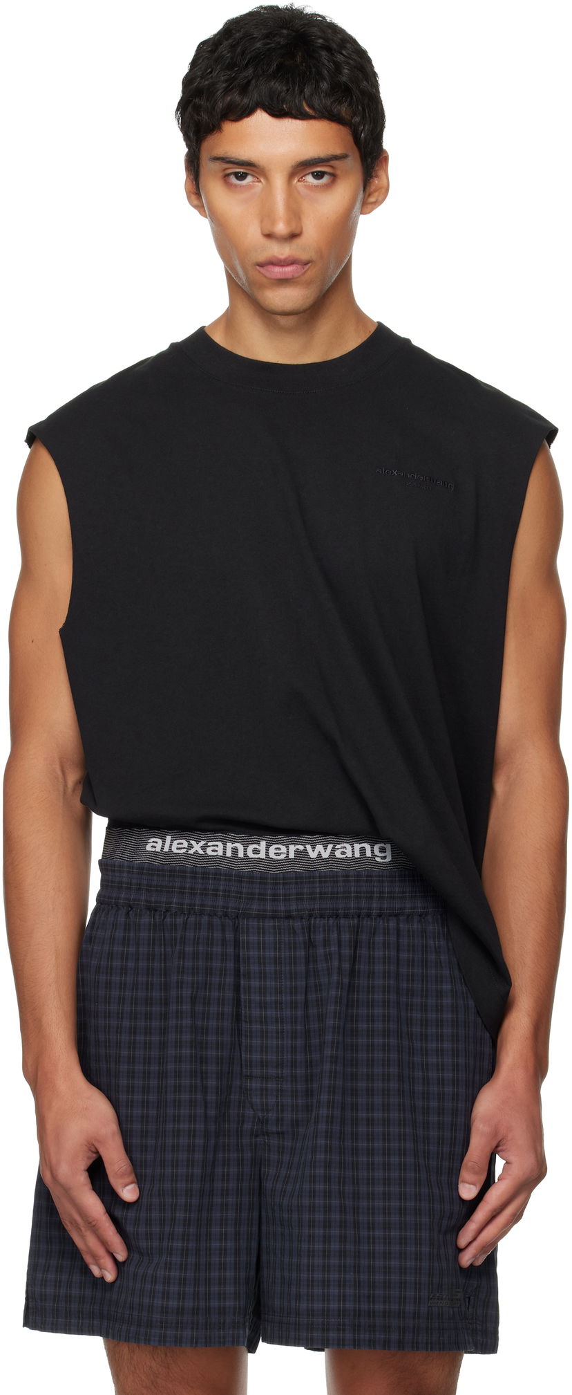 Безрукавка Alexander Wang Alexander Wang Muscle Tank Top чорний | 6CC3251105