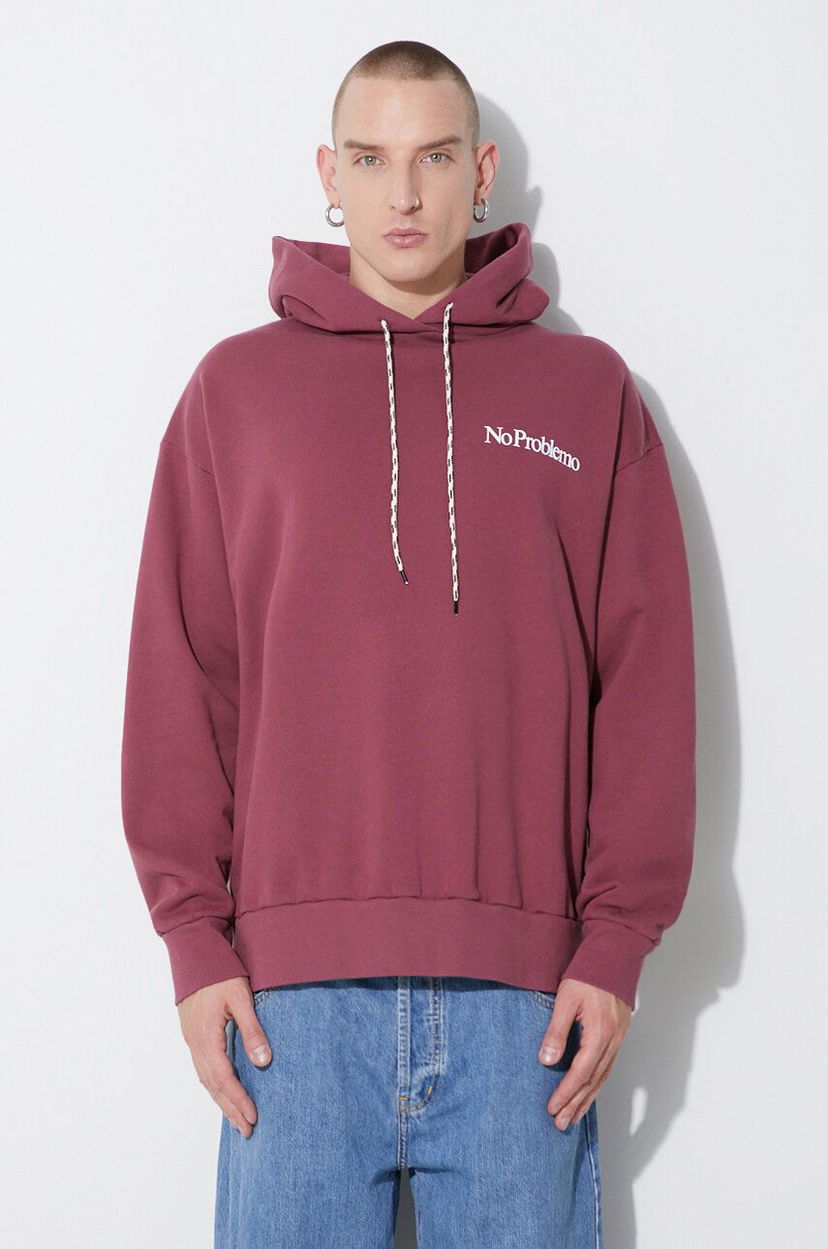 Світшоти Aries Hoodie With Print Фіолетовий | FUAR20017