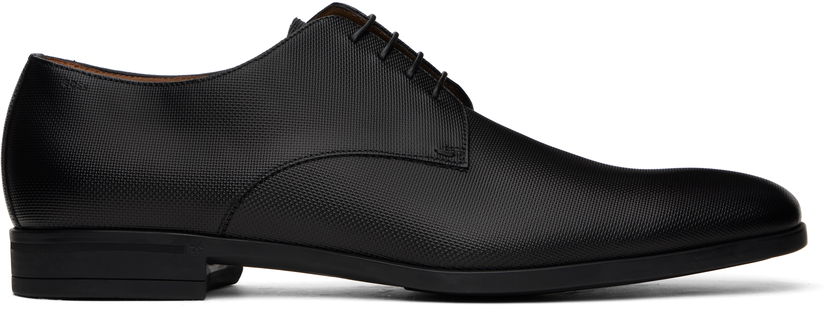 Одяг BOSS BOSS Structured Leather Derbys чорний | 50499843