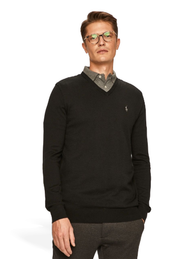 Cветр Polo by Ralph Lauren Sweater чорний | 710670789003