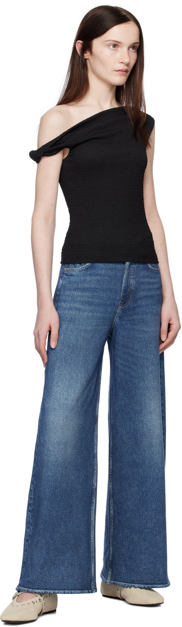 Безрукавка rag & bone rag & bone Lou Off Shoulder Blouse чорний | WAC24HT032TM32, 3
