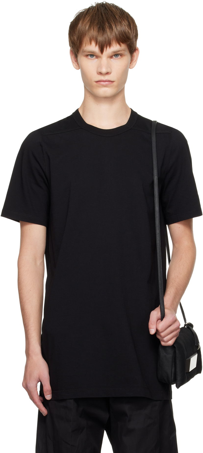 Футболка Rick Owens Rick Owens Concordians Level T-Shirt чорний | RU02E1264 JA