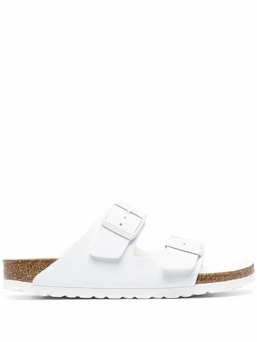 Кросівки та взуття Birkenstock Leather Sandals білий | 1019046WHITE