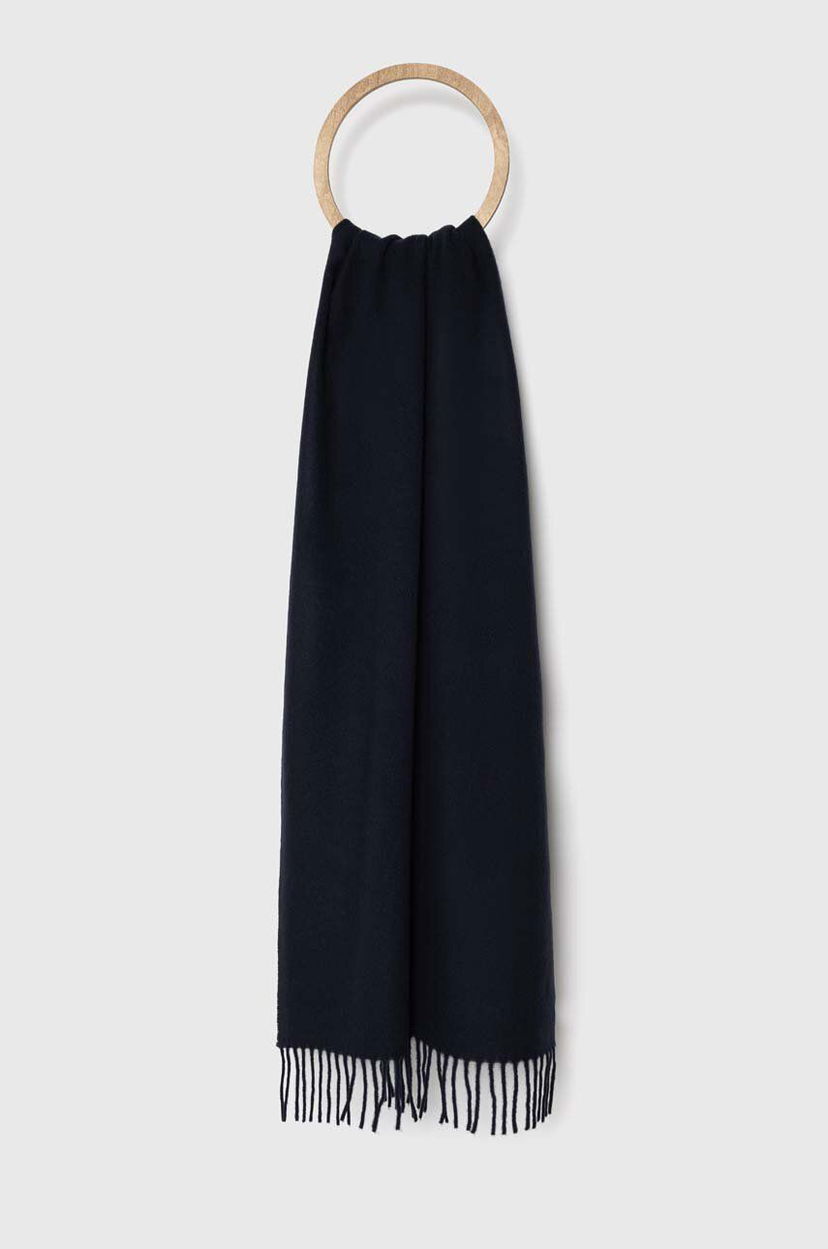 Шарф Samsoe Samsoe Wool Scarf темно-синій | M13407222