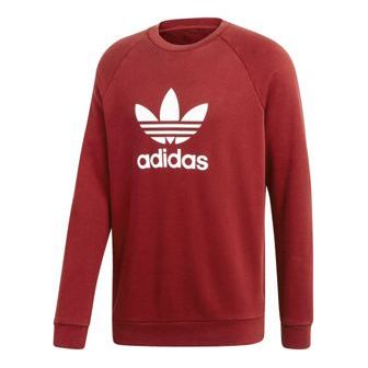 Світшоти adidas Originals Trefoil Crew Sweatshirt Червоний | CX1897