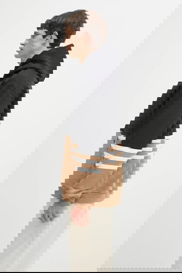 Світшоти adidas Performance ARCHIVE CUTLINE Color Block Striped Hoodie бежевий | JY2797, 1