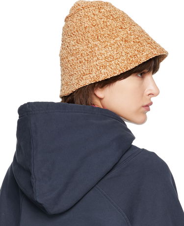 Капелюх BY FAR Textured Knit Bucket Hat бежевий | 23CRROBTNCHEN, 2
