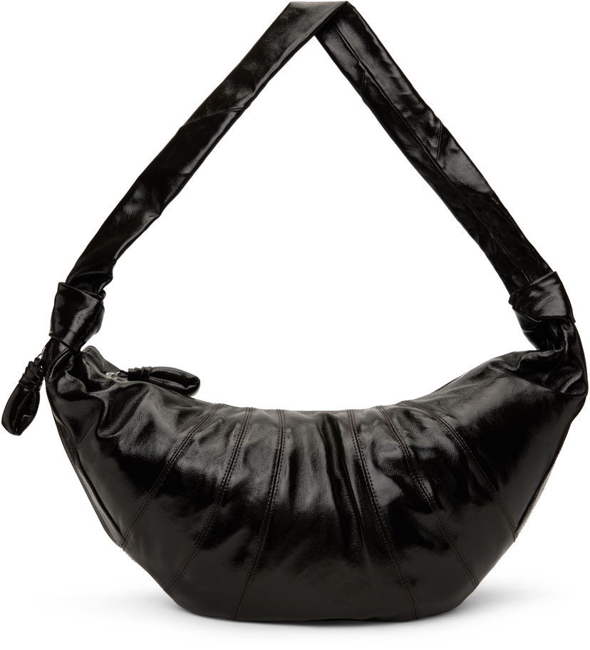 Сумка LEMAIRE Large Croissant Shoulder Bag чорний | BG0000 LF1329
