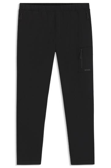 Спортивний костюм BOSS Regular-Fit Tracksuit Bottoms with Reflective Details чорний | 50543913