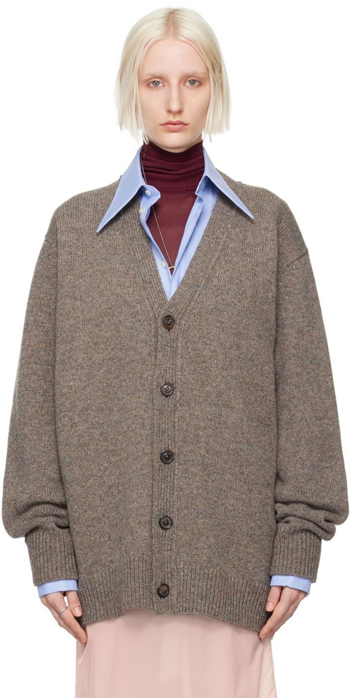 Cветр Maison Margiela Gray Shetland Cardigan Сірий | S50HP0016 M13059