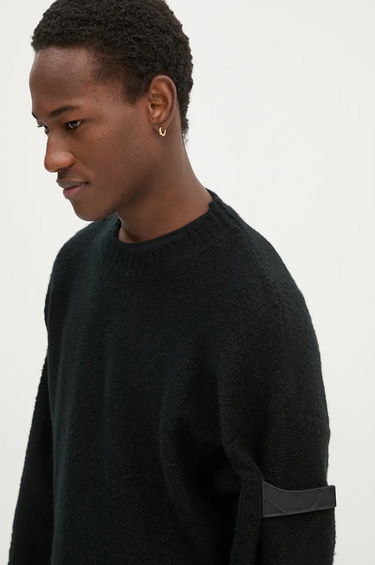 Cветр HELIOT EMIL Lightweight Wool Sweater чорний | AW24.M.07.067.BLK01, 6