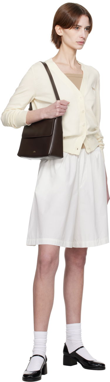 Cветр A.P.C. A.P.C. Berangere Cardigan білий | COGDK-F22318, 3