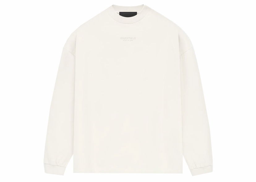 Футболка Fear of God Essentials LS Tee Cloud Dancer білий | 125BT232011F